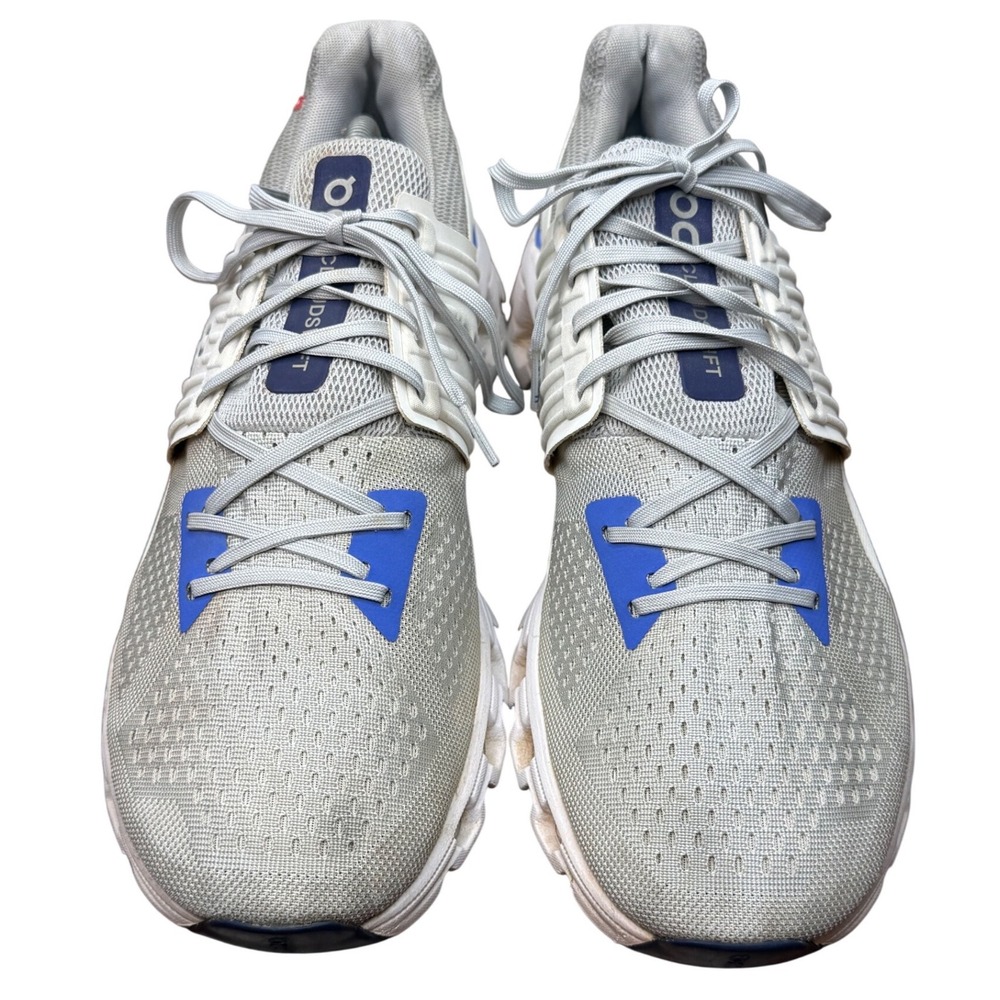 On Running Cloudswift Mens 12 Grey Blue Road Running Shoes 41.99004 Helion - Picture 3 of 11